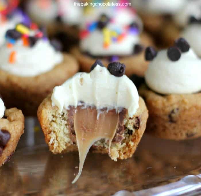 Salted Caramel Mousse ROLO Cookie Cups