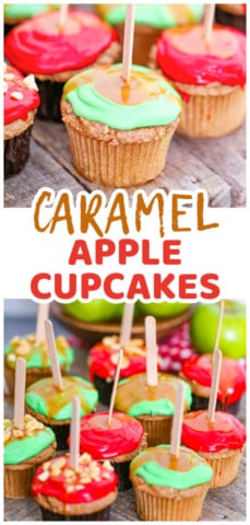 Caramel Apple Cupcakes