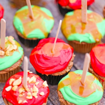 Caramel Apple Cupcakes