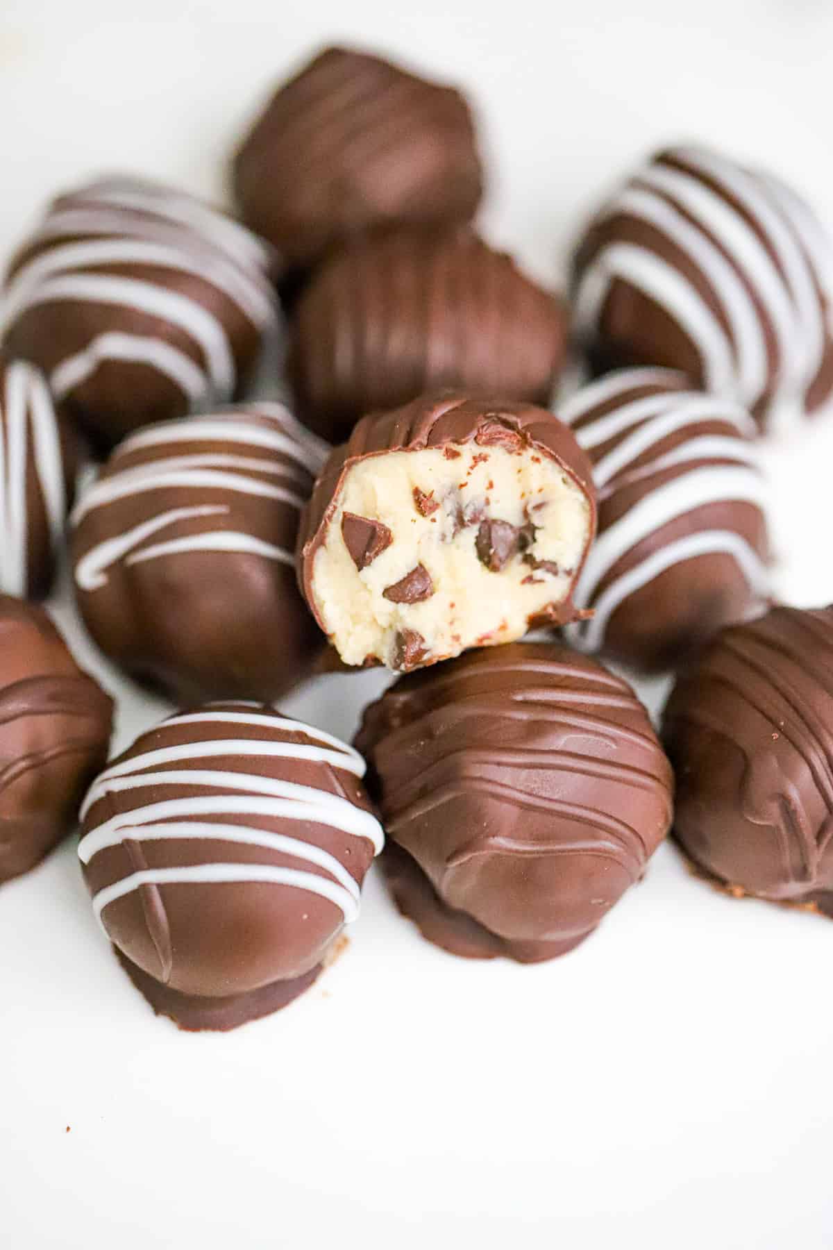 Chocolate Chip Cookie Dough Truffles