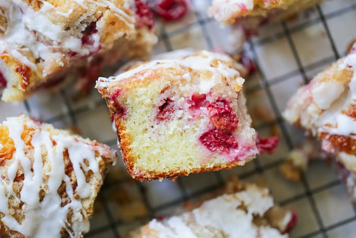 Sour Cherry Cobbler Coffee Cake Recipe
