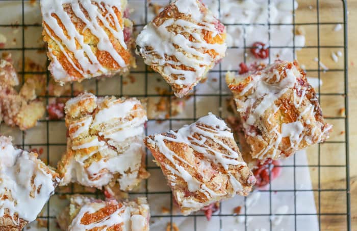 Sour Cherry Cobbler Coffee Cake Recipe