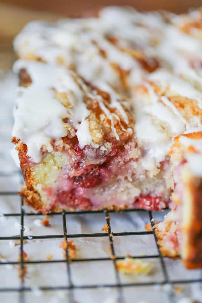 Sour Cherry Cobbler Coffee Cake Recipe