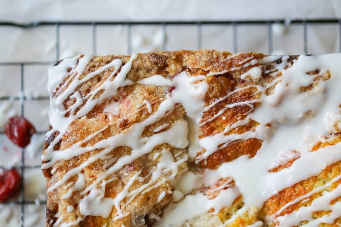 Sour Cherry Cobbler Coffee Cake Recipe