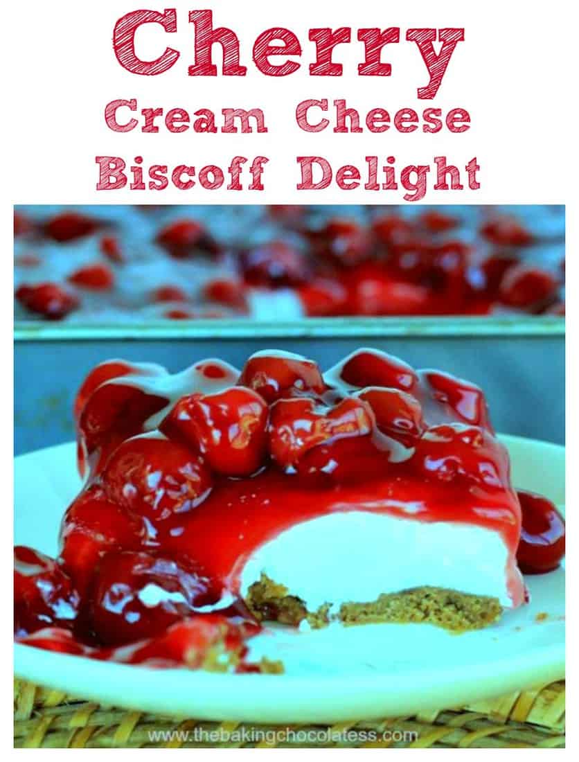 Cherry Cream Cheese Biscoff Delight