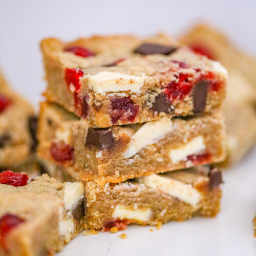 Peanut Butter Chocolate Cherry Bars