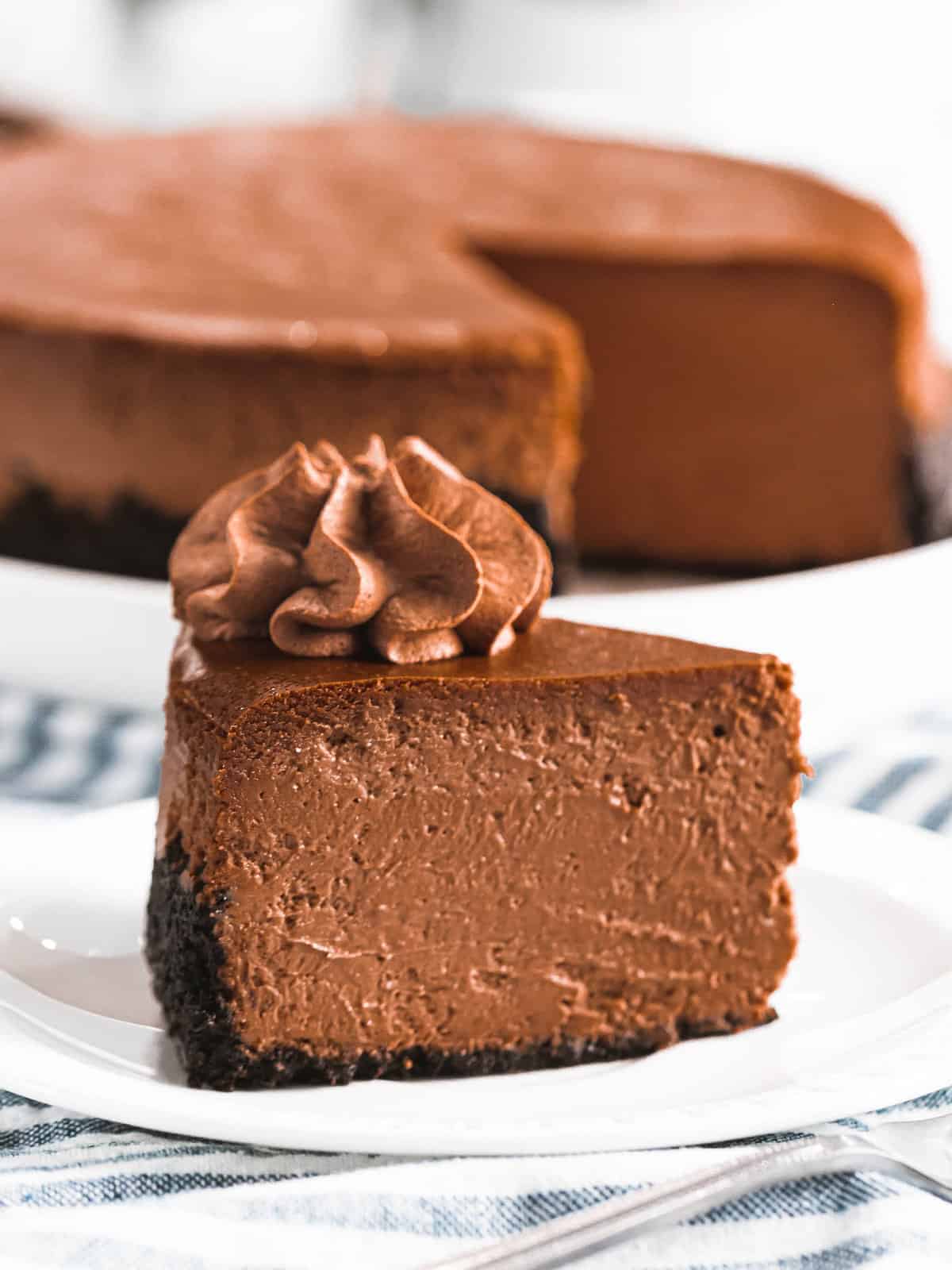chocolate cheesecake