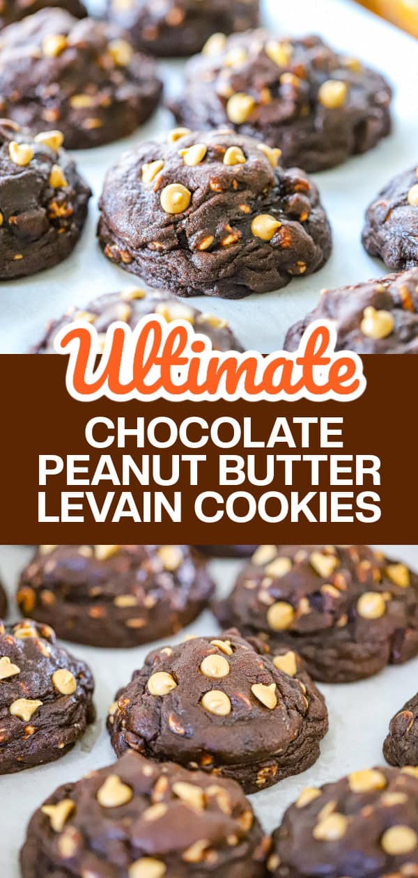 CHOCOLATE PEANUT BUTTER CHIP LEVAIN COOKIES