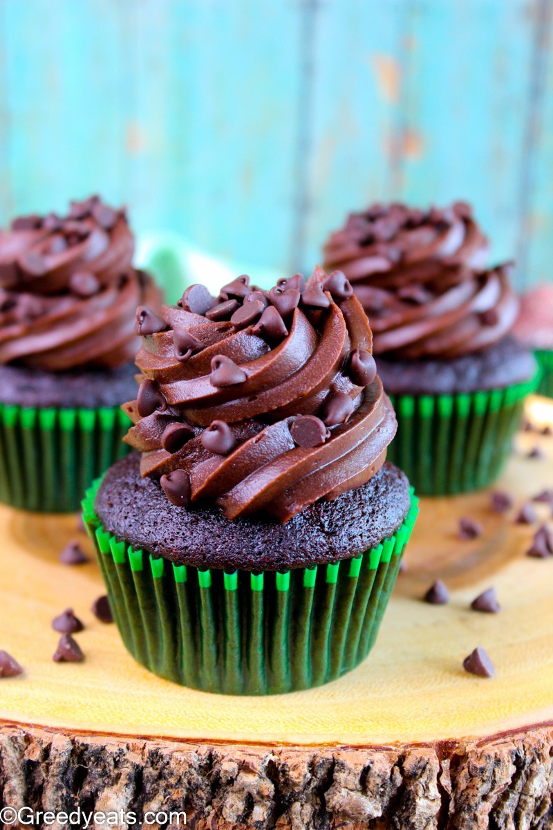 chocolate zucchini cupcakes