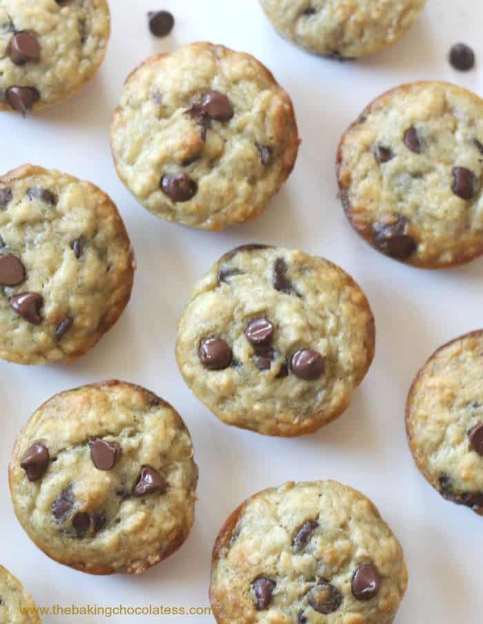 Perfect Banana Chocolate Chip Muffins