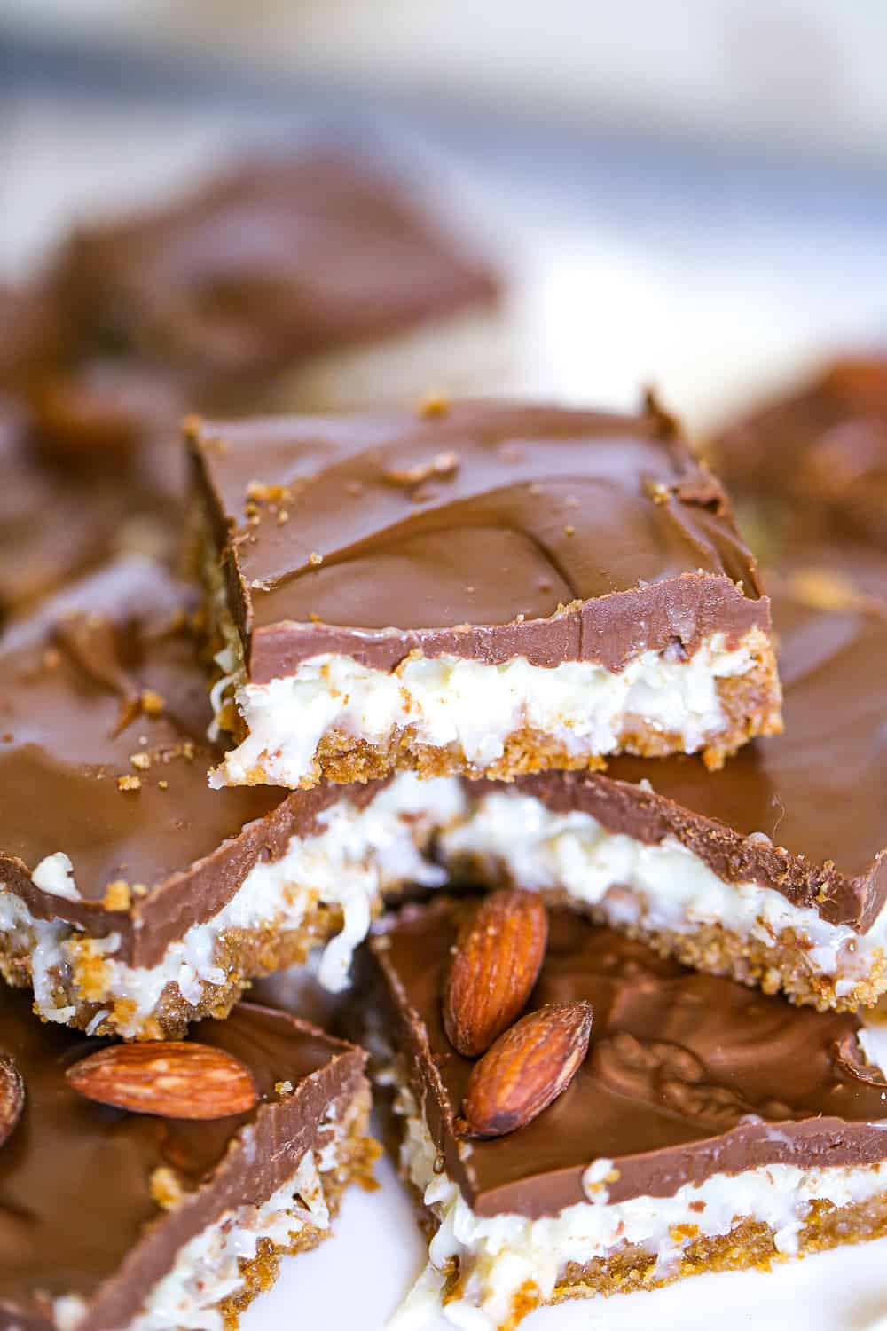 Chocolate Coconut Layered Bars