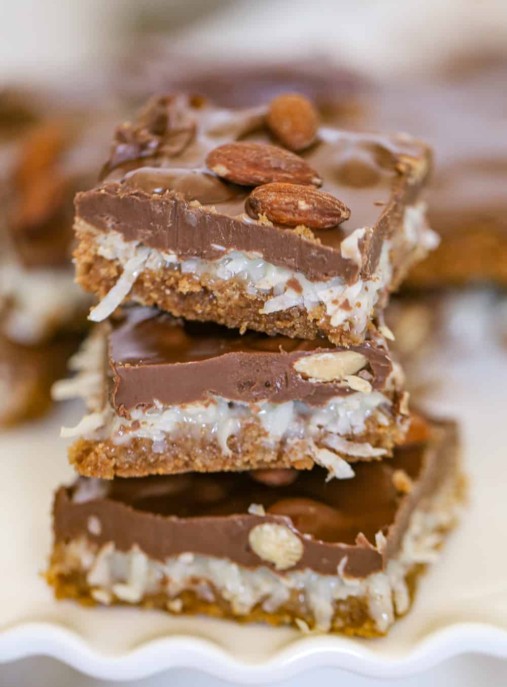 Chocolate Coconut Layered Bars