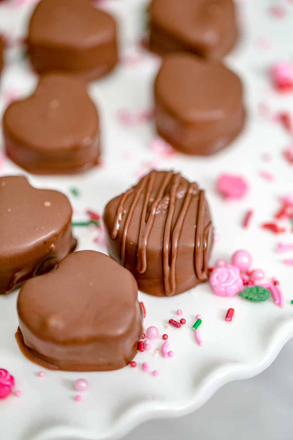valentine peanut butter hearts