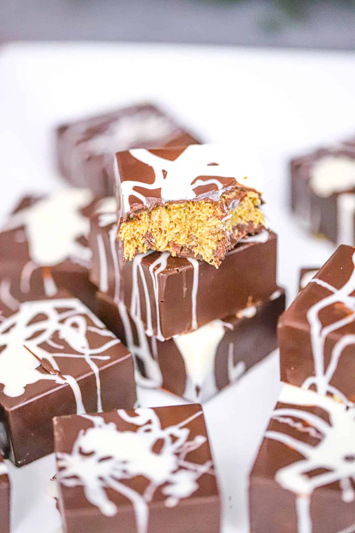 Homemade Chocolate Dubai Bars