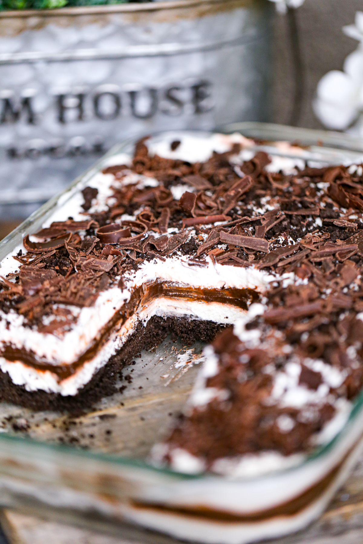 chocolate lasagna recipe layered dessert