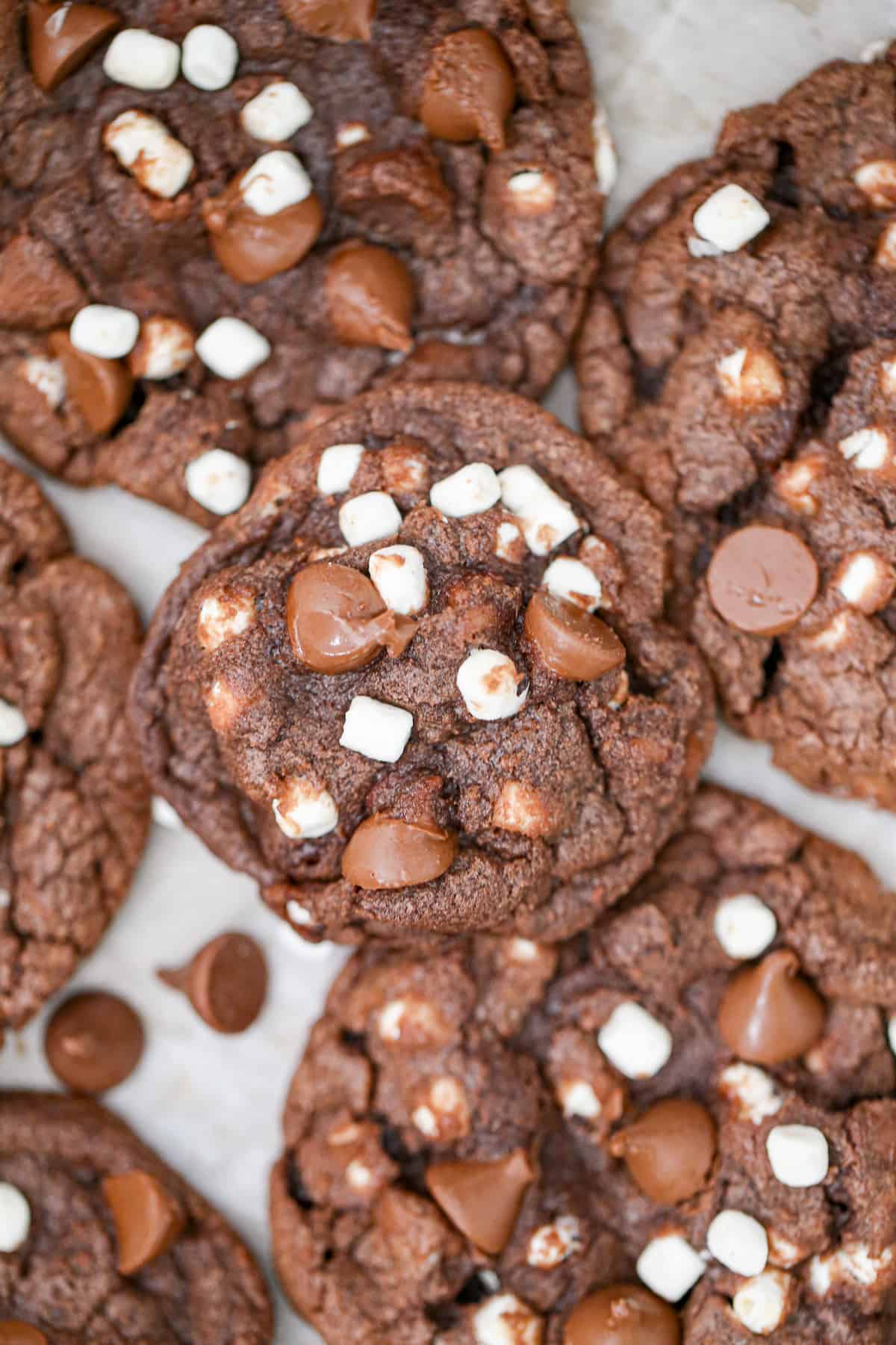 Hot Chocolate Marshmallow Cookies christmas recipe