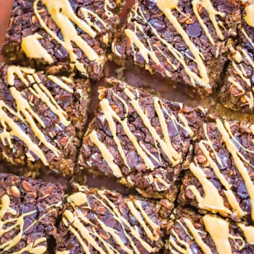 Healthy Baked Chocolate Brownie Oatmeal