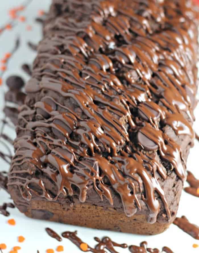 Dark Chocolate Pumpkin Pound Cake