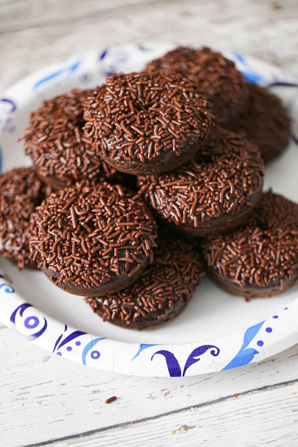 Fun Chocolate Sprinkle Donuts