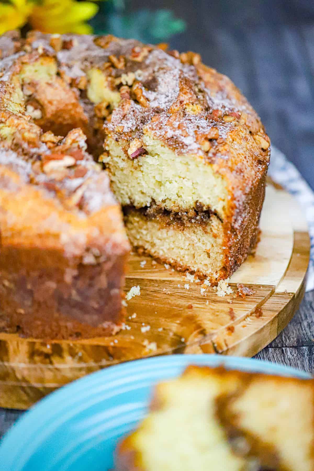 Cinnamon Walnut Coffee Cake