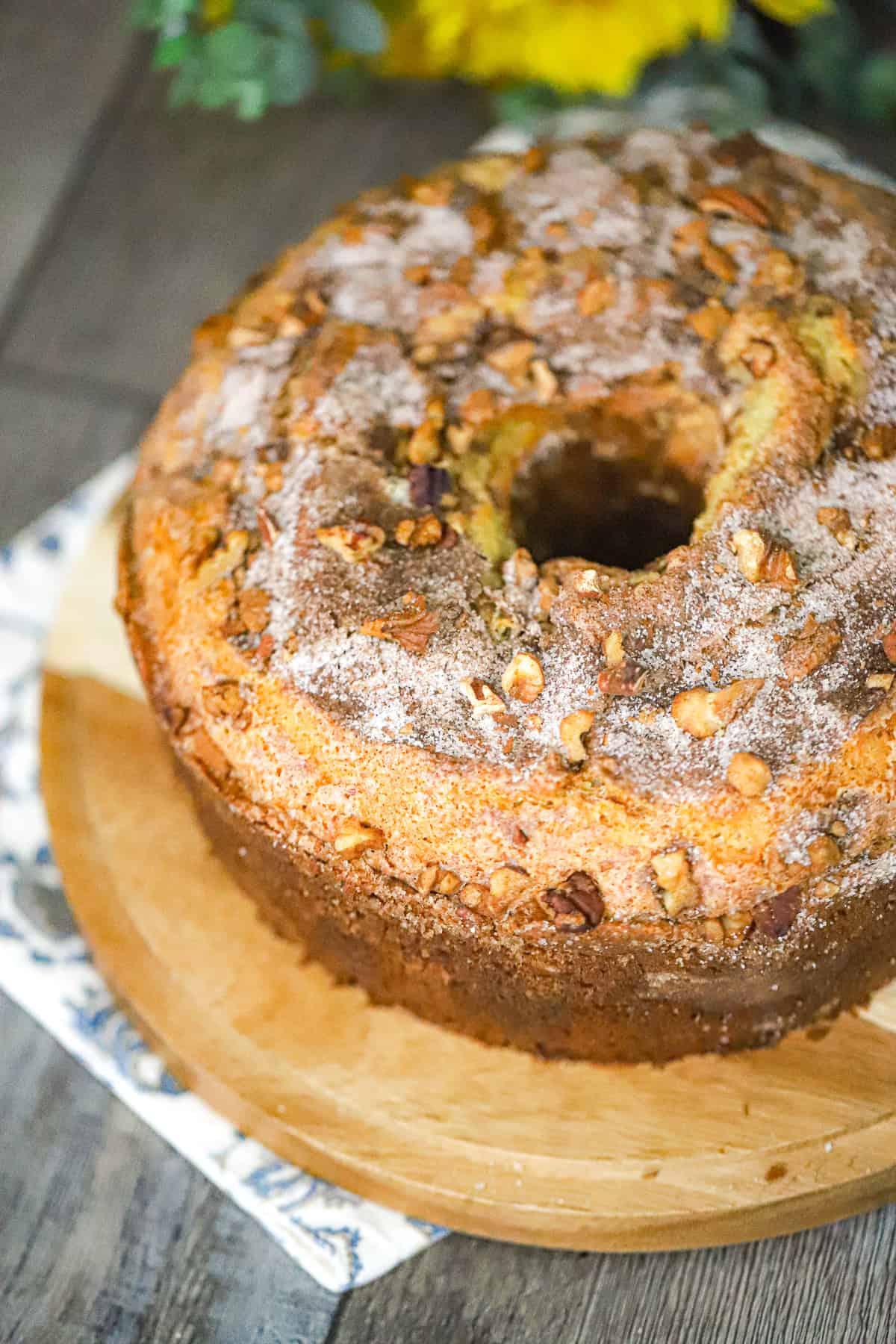 Cinnamon Walnut Coffee Cake recipe