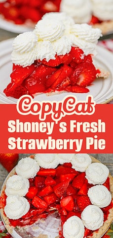 Classic Copycat Shoney&rsquo;s Strawberry Pie
