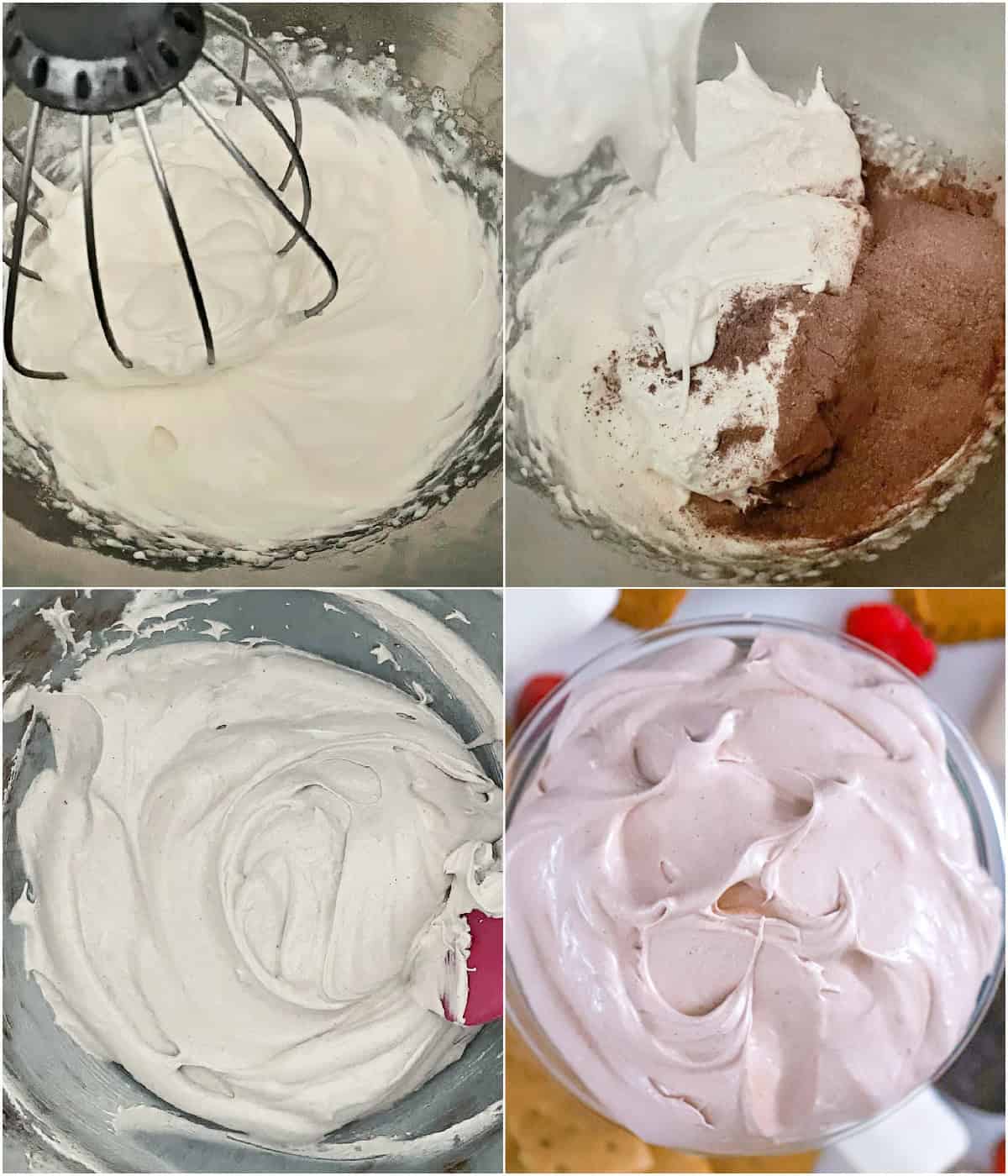 hot cocoa dip served with cookies and fruit