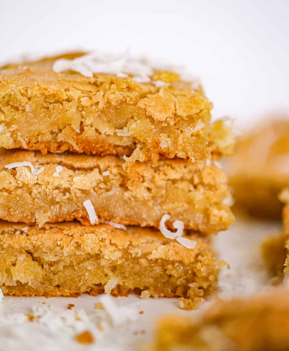 blondie bars with coconut recipe
