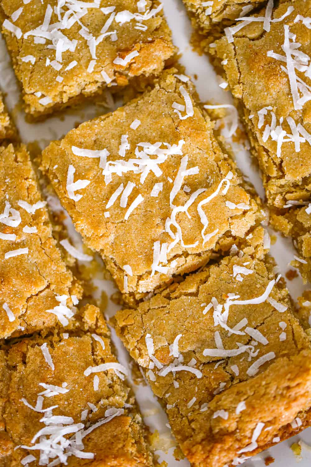 coconut blondies bars recipe