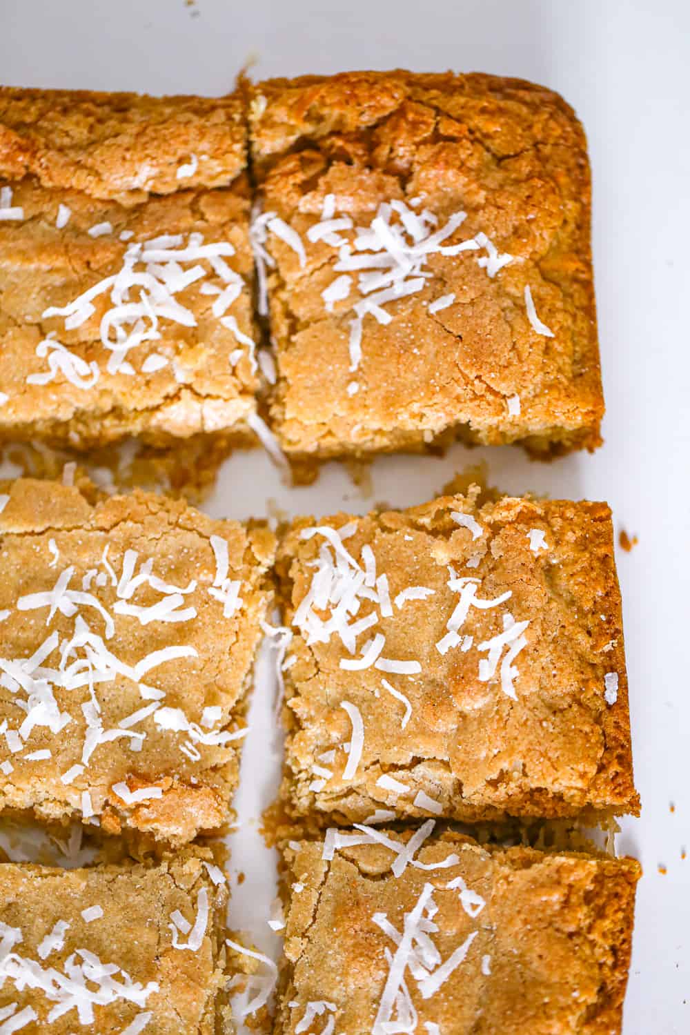 coconut blondie bars recipe