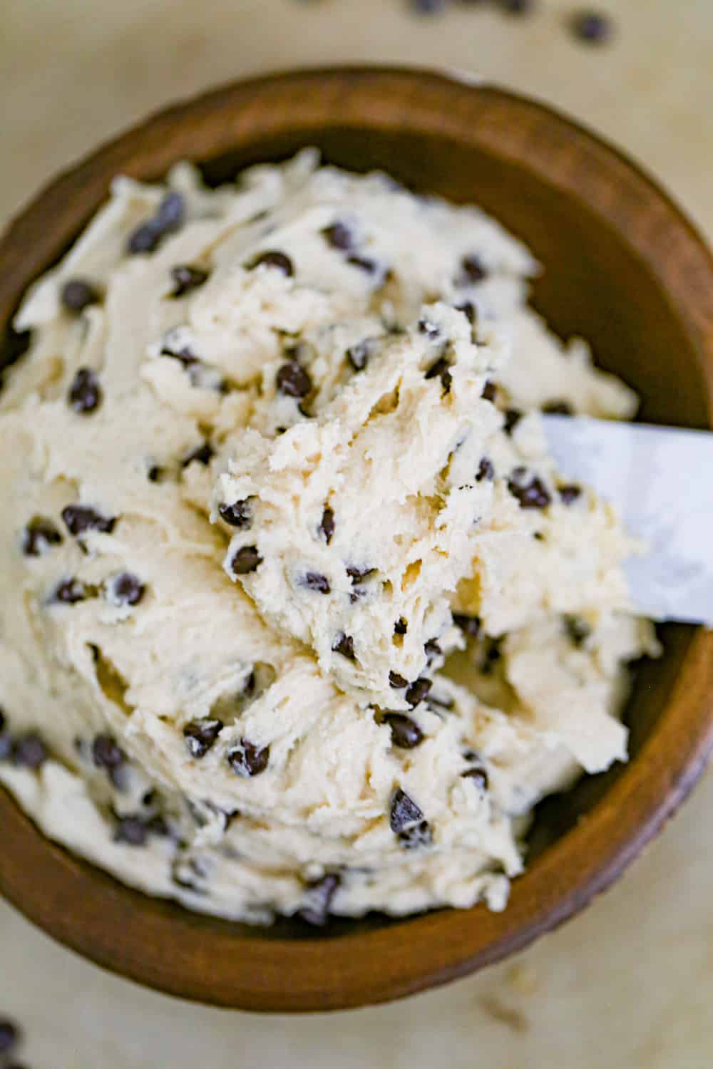 chocolate chip cookie dough frosting