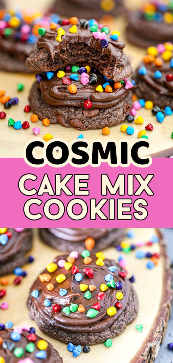 Easy Cosmic Chocolate Cookies