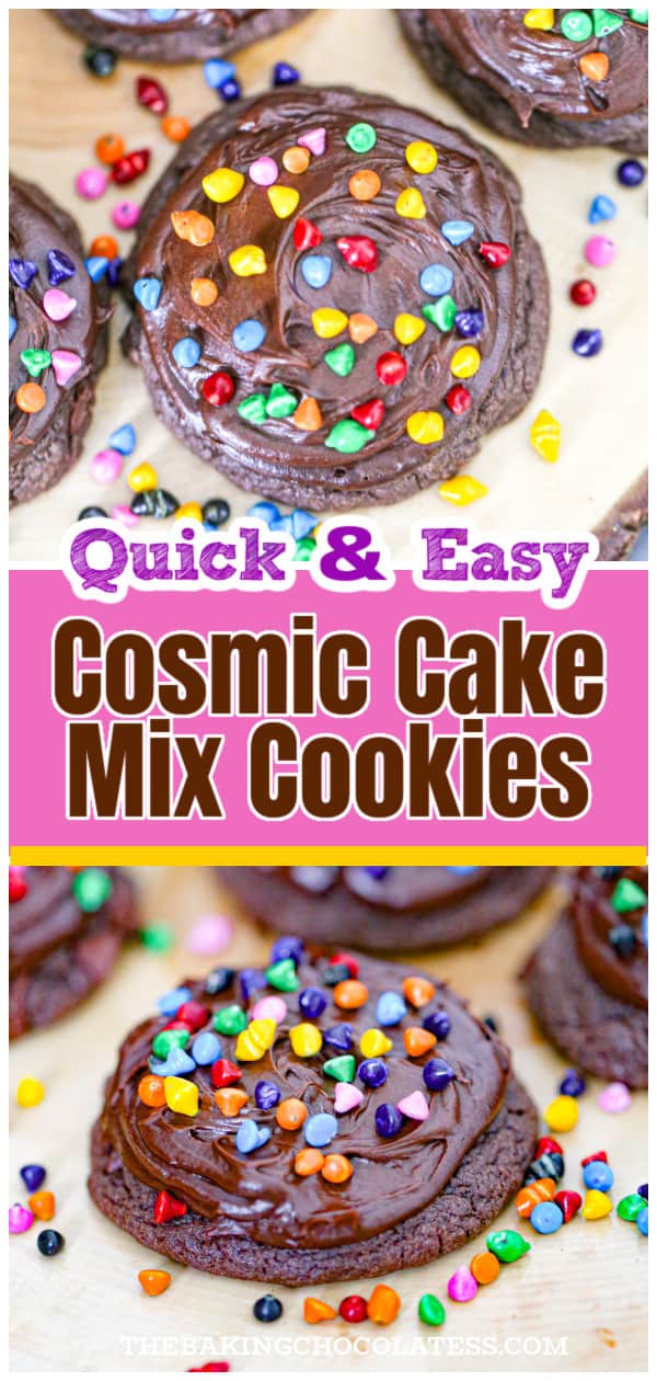 Easy Cosmic Chocolate Cookies