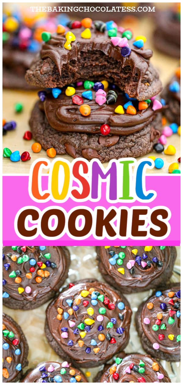 Easy Cosmic Chocolate Cookies