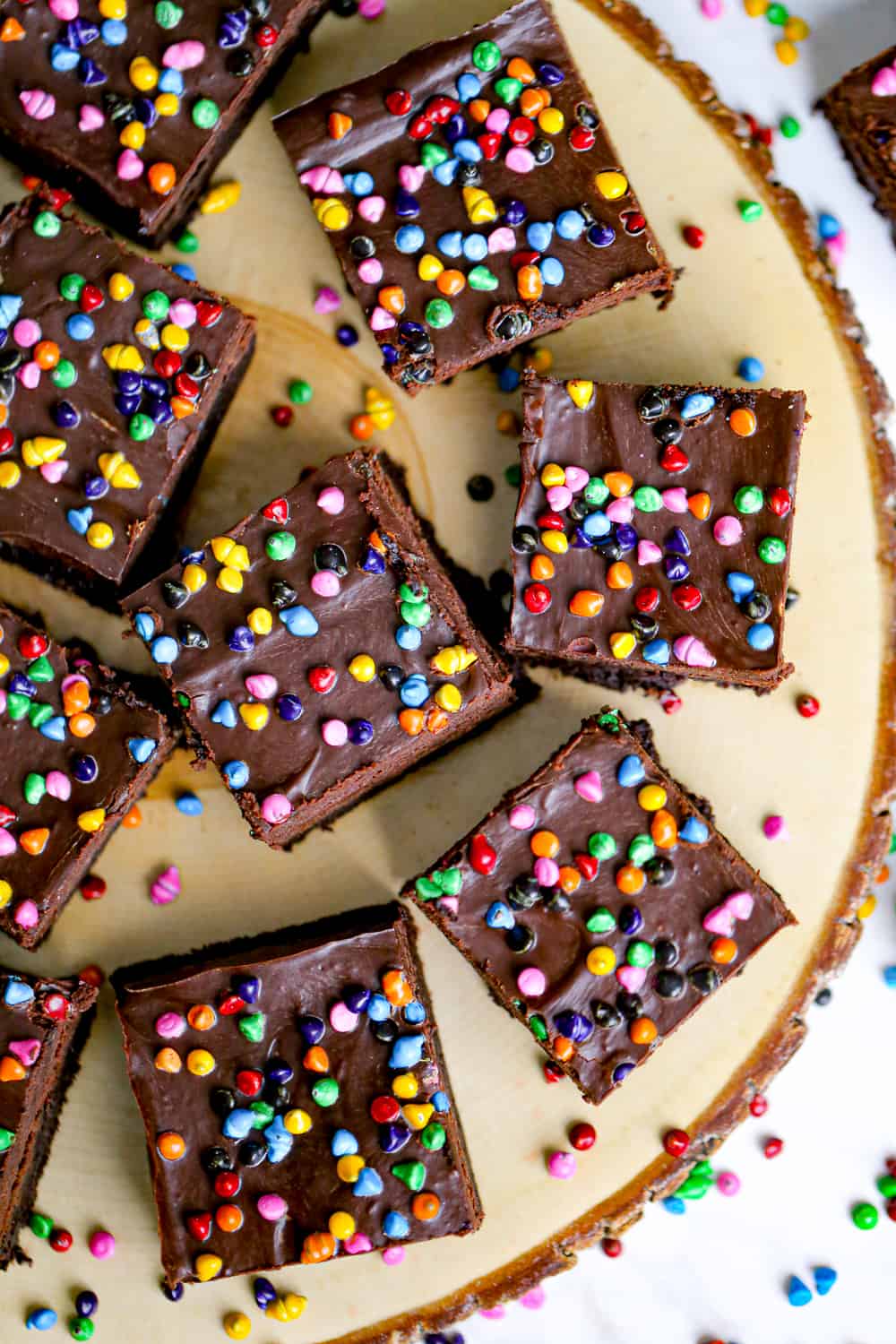 homemade cosmic brownies