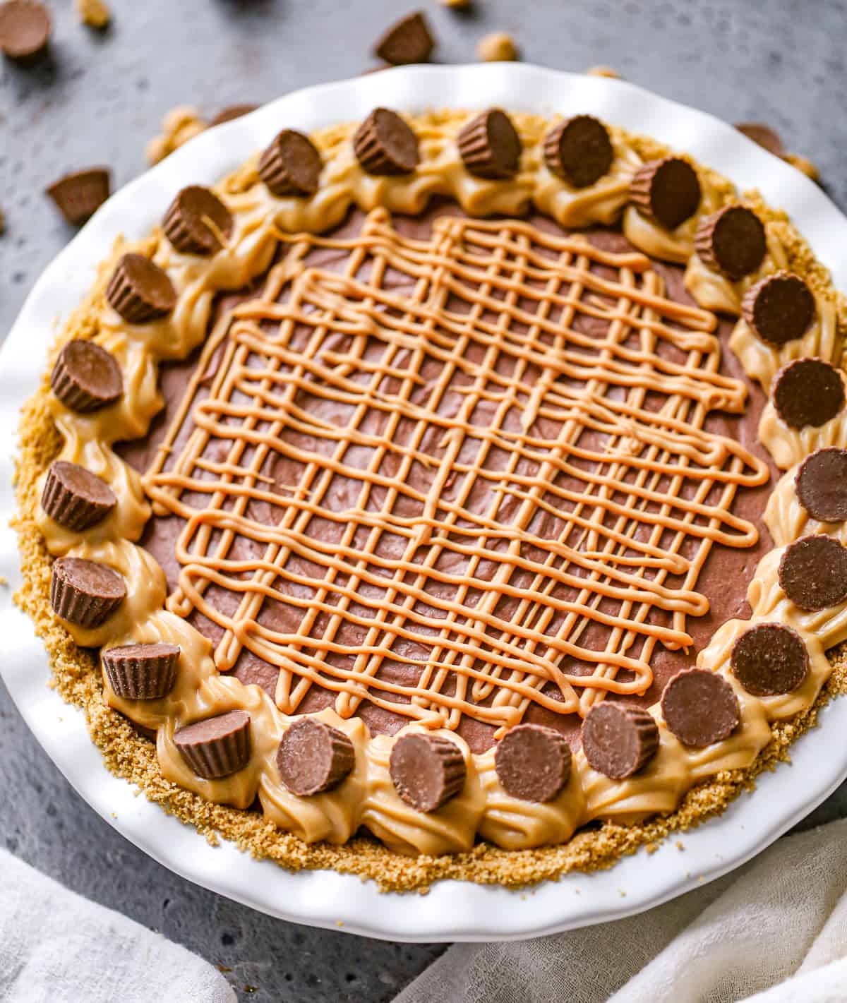 Decadent Peanut Butter Chocolate Pie - Costco CopyCat Recipe