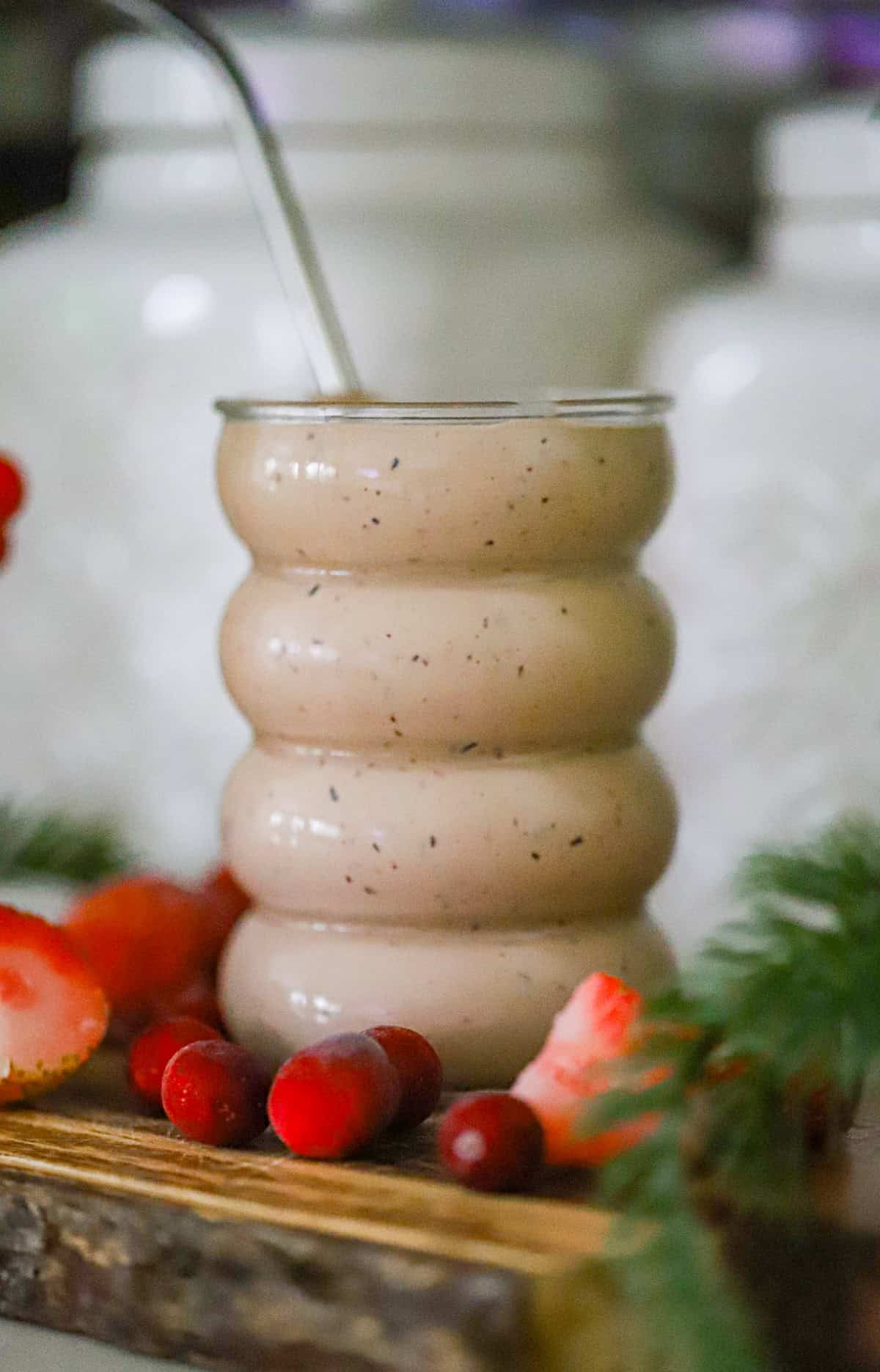 ingredients for cranberry smoothie recipe