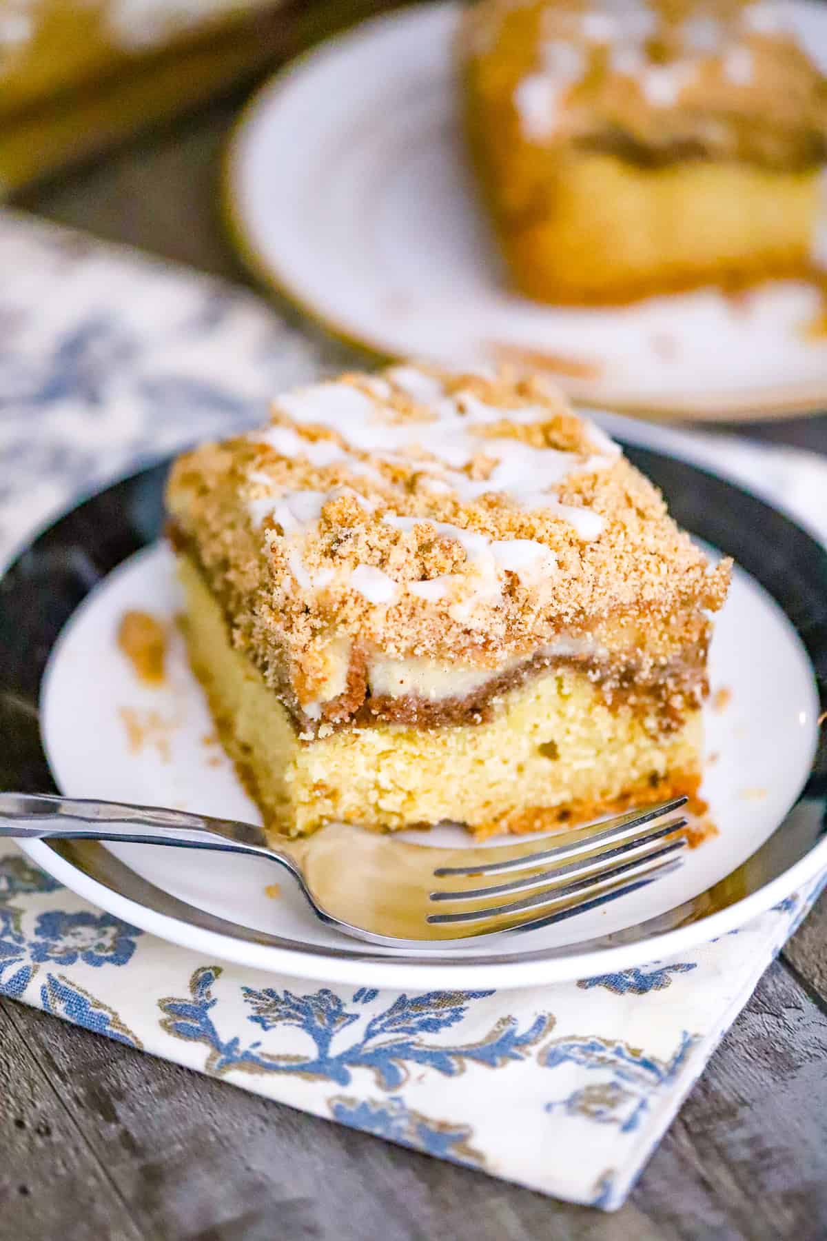 Cream Cheese Crumble Coffee Cake