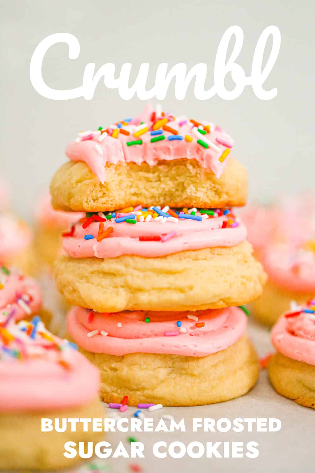 copycat pink crumbl cookie sugar cookie recipe