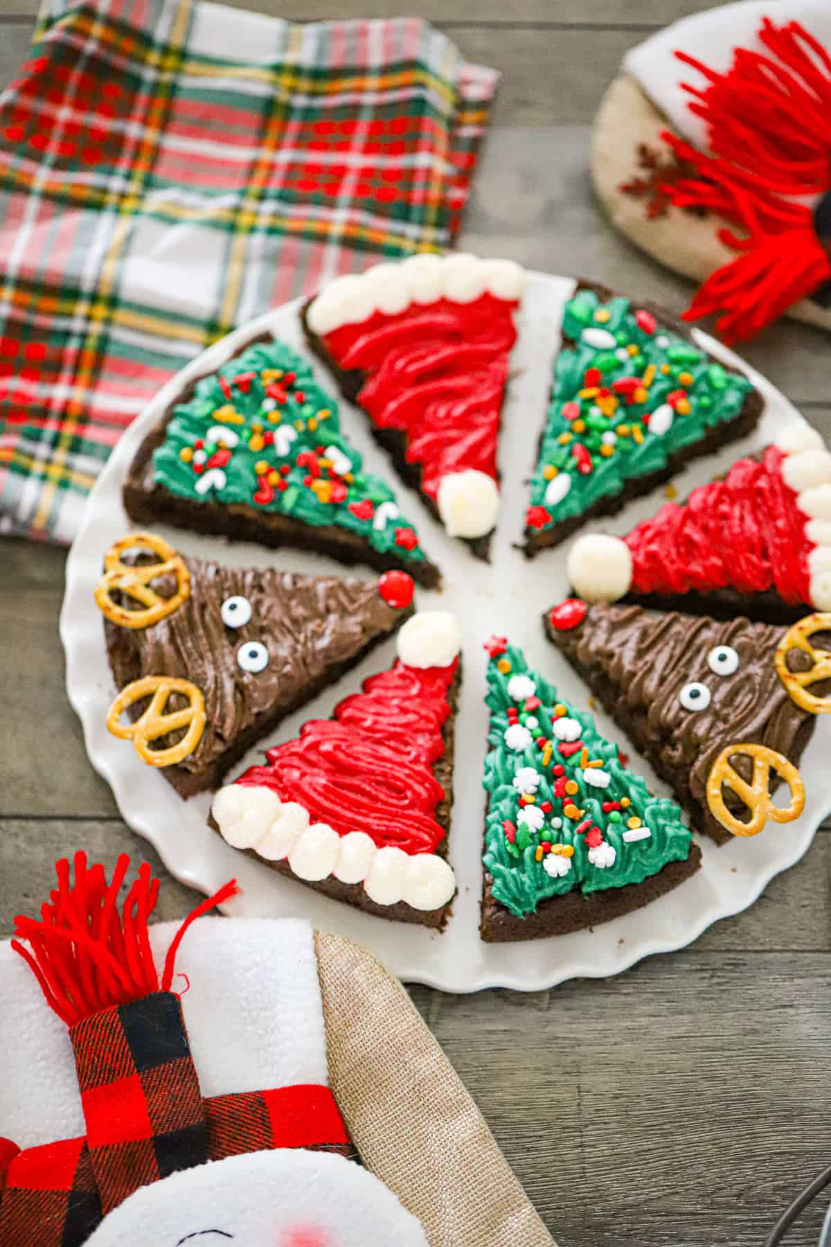 Cute Christmas Brownies