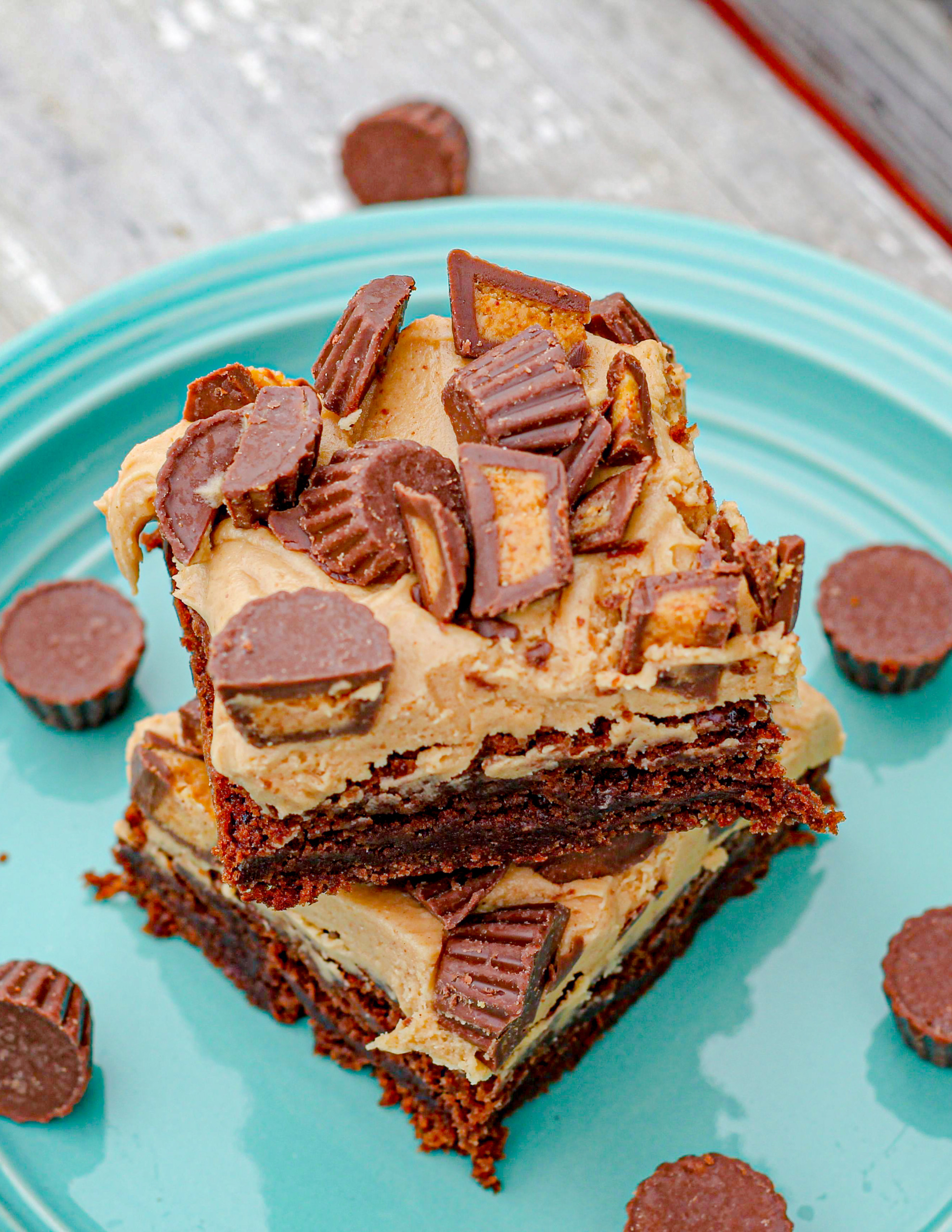 brownies with peanut butter cups