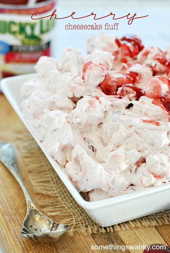 DSC_0890-edited-watermarked-titled Cherry Cheesecake Fluff Salad @ Something Swanky easy light and fluffy desserts