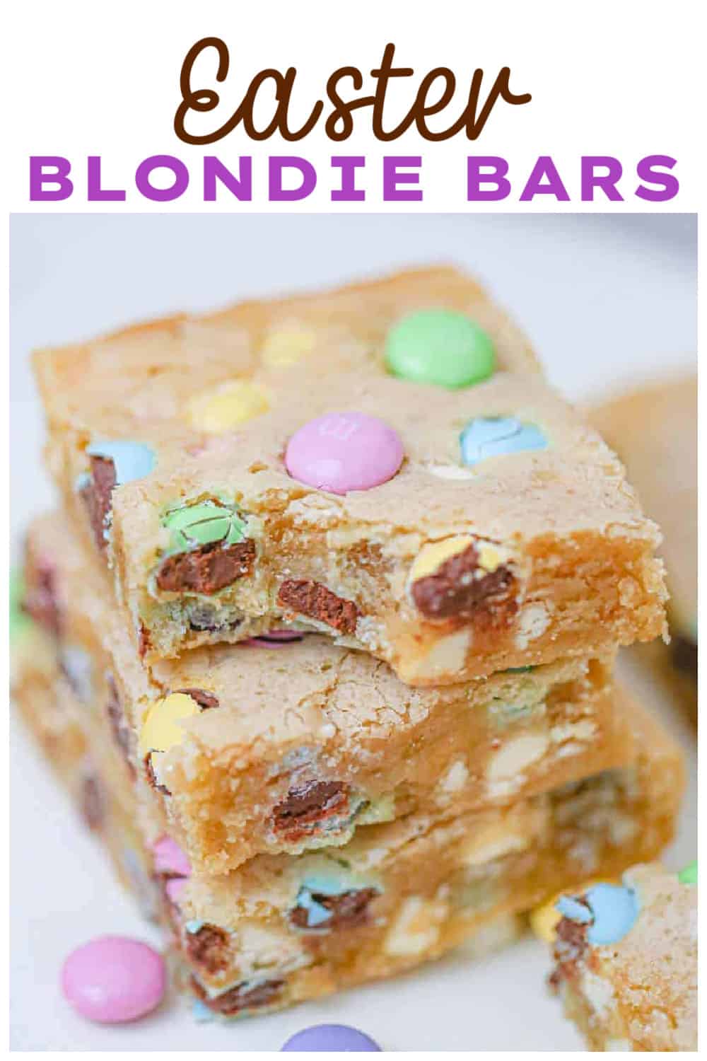 spring pastel candy bars