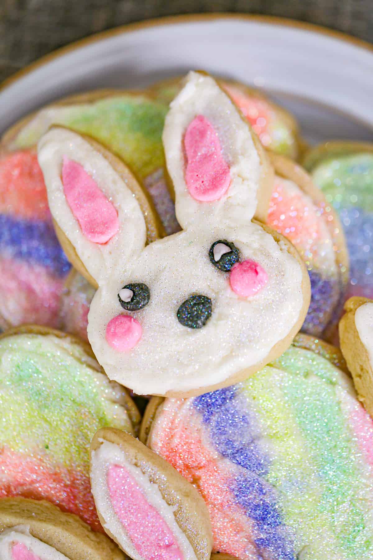 Cute Easter Bunny Sugar Cookies