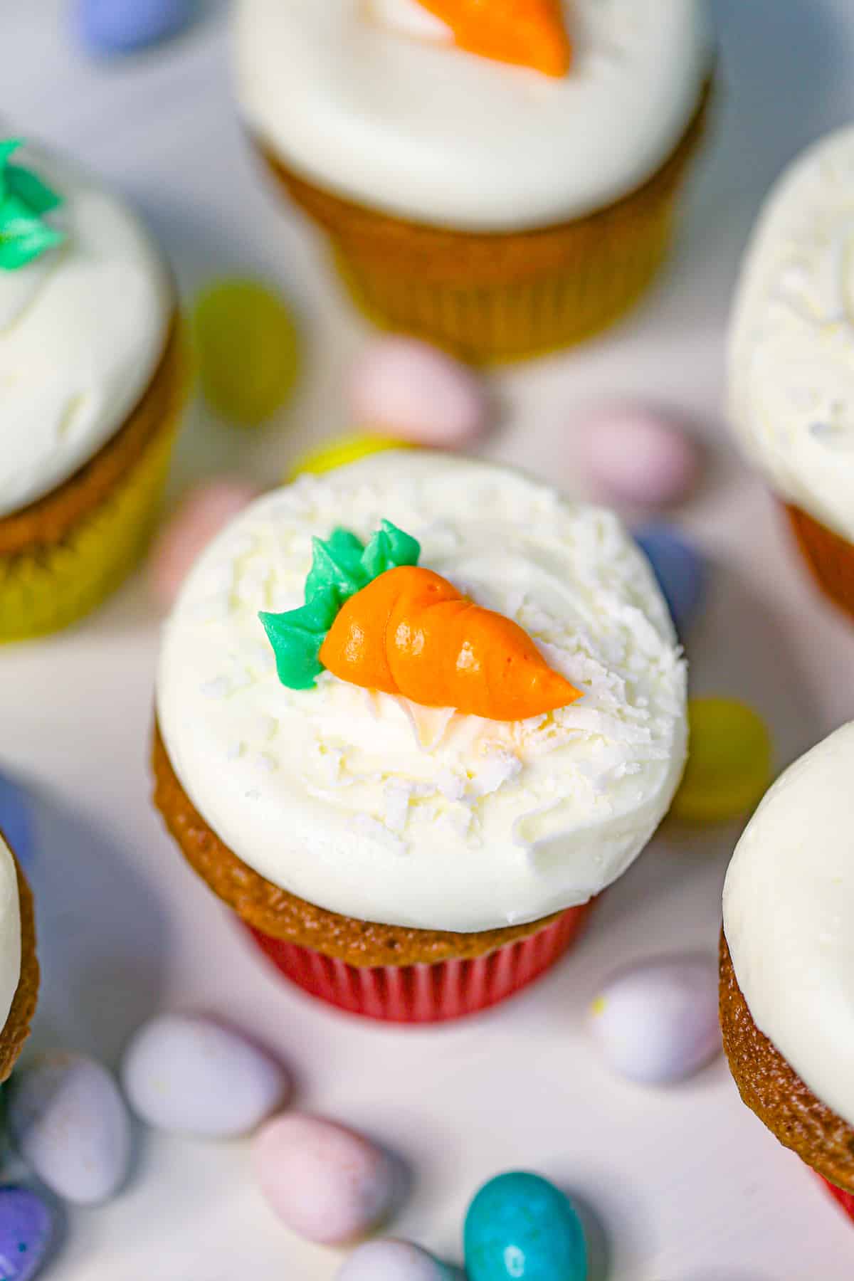 Easter Carrot Cake Cupcakes