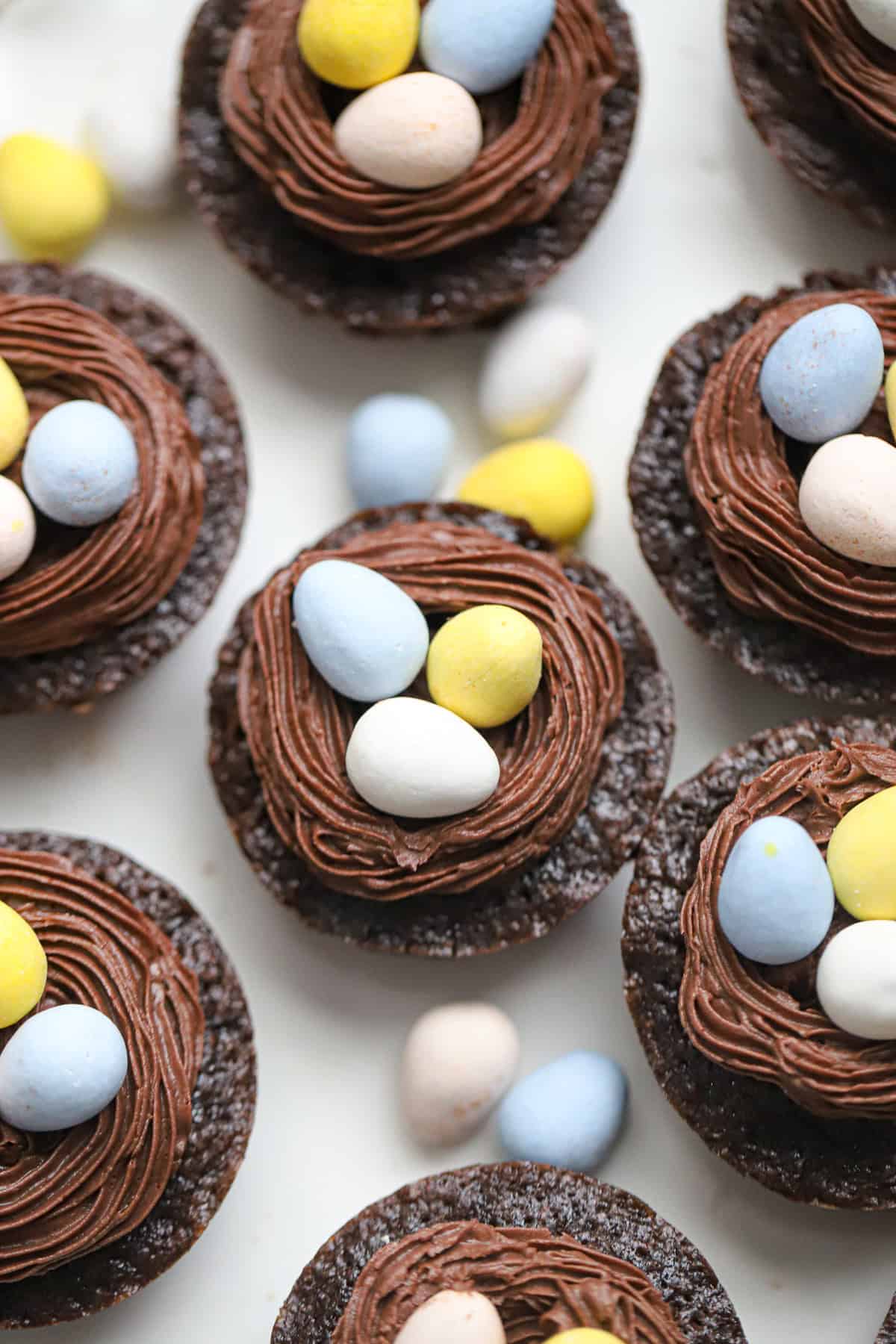 Easy Easter Egg Brownie Bites
