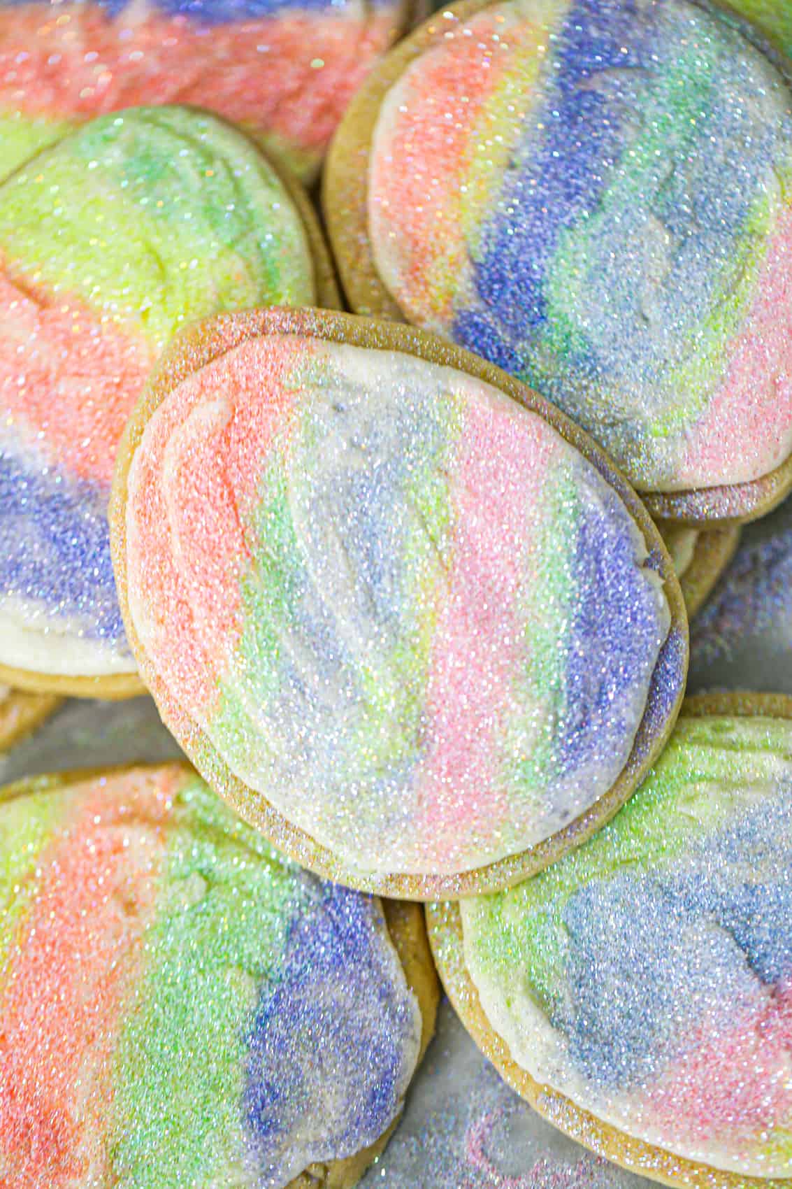 Easter Egg Cut-Out Sugar Cookies