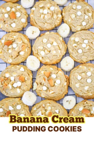 Easy Banana Cream Pudding Cookies