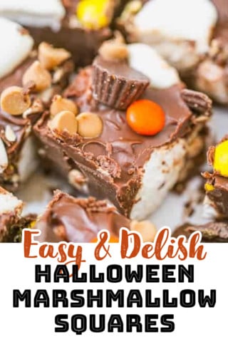 Chocolate Peanut Butter Marshmallow squares