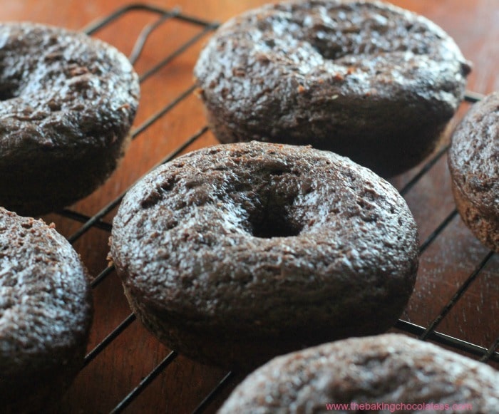 chocolate cake donuts
